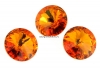 Swarovski, rivoli, tangerine, 10mm - x2