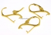 Tortite cercei argint 925 placat cu aur, pt margele 8mm - x1per
