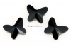 Swarovski, cabochon fluture, jet, 12mm - x1