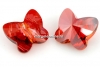 Swarovski, margele fluture, red magma, 10mm - x2