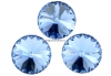 Swarovski, rivoli, light sapphire, 10mm - x2