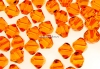 Swarovski, margele bicone, tangerine, 4mm - x20