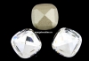 Swarovski, rivoli cabochon, crystal, 12x12mm - x1