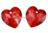 Swarovski, pandantiv inima, red magma, 18mm - x1