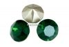 Swarovski, chaton SS, palace green opal, 8mm - x2