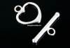 Incuietoare toggle, argint 925, 15x18mm - x1