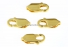 Incuietoare carabina, argint 925 placat cu aur, 8.5mm - x2