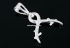 Sistem prindere pandantiv, argint 925, 24x16mm - x1