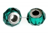 Swarovski, becharmed briolette 5948, emerald, 14mm - x1