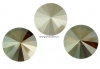 Swarovski, rivoli, bronze shade, 8mm - x2