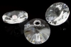 Swarovski, pandantiv rivoli, crystal, 12mm - x2