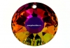 Swarovski, pandantiv Sun, volcano, 33mm - x1
