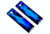 Swarovski, pandantiv Queen baguette, bermuda blue, 13.5mm - x1