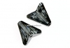 Swarovski, margele Arrow, silver night, 12mm - x2