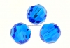 Swarovski, margele, rotund fatetat, capri blue, 8mm - x2