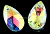 Swarovski, pandantiv picatura, aurore boreale, 38mm - x1