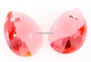 Swarovski, pandantiv picatura, rose peach, 12mm - x2