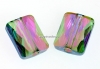 Swarovski, margele Mini rectangle, paradise shine, 10x8mm - x2