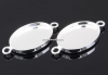 Baza link argint 925, interior 18x13mm - x1