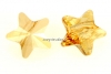 Swarovski, margele stea, golden shadow, 12mm - x2