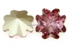 Swarovski, fancy trifoi, antique pink, 14mm - x1