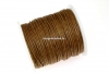 Bobina snur ata cerata, maro topaz, 1mm - 82m