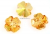 Swarovski, margele trifoi, metallic sunshine, 12mm - x2