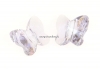 Swarovski, margele fluture, smoky mauve, 6mm - x2