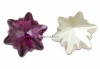 Swarovski, fancy edelweiss, amethyst, 14mm - x1