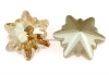 Swarovski, fancy edelweiss, golden shadow, 14mm - x1