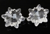 Swarovski, pandantiv edelweiss, crystal, 14mm - x1