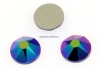 Swarovski, cabochon, scarabaeus green, 6mm - x4