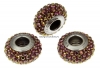 Swarovski, becharmed pave lilac shadow burgundy, 13.5mm - x1