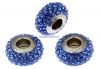 Swarovski, becharmed pave sapphire dark blue, 13.5mm - x1