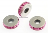 Swarovski, becharmed rondelle rose, 13mm - x1