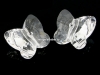 Swarovski, fluture, crystal, 12mm - x2
