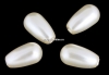 Perle Swarovski picatura, cream pearl, 15x8mm - x2