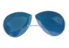 Swarovski, fancy picatura, caribbean blue opal, 8x6mm - x2