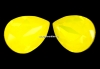 Swarovski, fancy picatura, yellow opal, 6x4mm - x2
