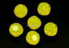 Swarovski, margele, rotund fatetat, yellow opal, 4mm - x10