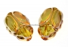 Swarovski, margele Scarab metallic sunshine, 12mm - x1