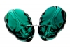 Swarovski, margele Scarab emerald, 12mm - x1