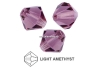 Swarovski, margele bicone, light amethyst 2.5mm - x20