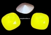 Swarovski, fancy square, yellow opal, 10mm - x1