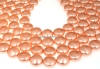 Perle Swarovski disc, rose peach pearl, 16mm - x2