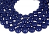 Perle Swarovski disc, dark lapis pearl, 10mm - x10