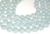 Perle Swarovski disc, pastel blue pearl, 12mm - x4
