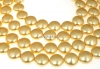 Perle Swarovski disc, gold, 14mm - x4