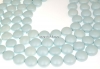 Perle Swarovski disc, pastel blue pearl, 14mm - x4