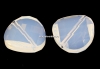 Swarovski, margele twist, white opal, 18mm - x1